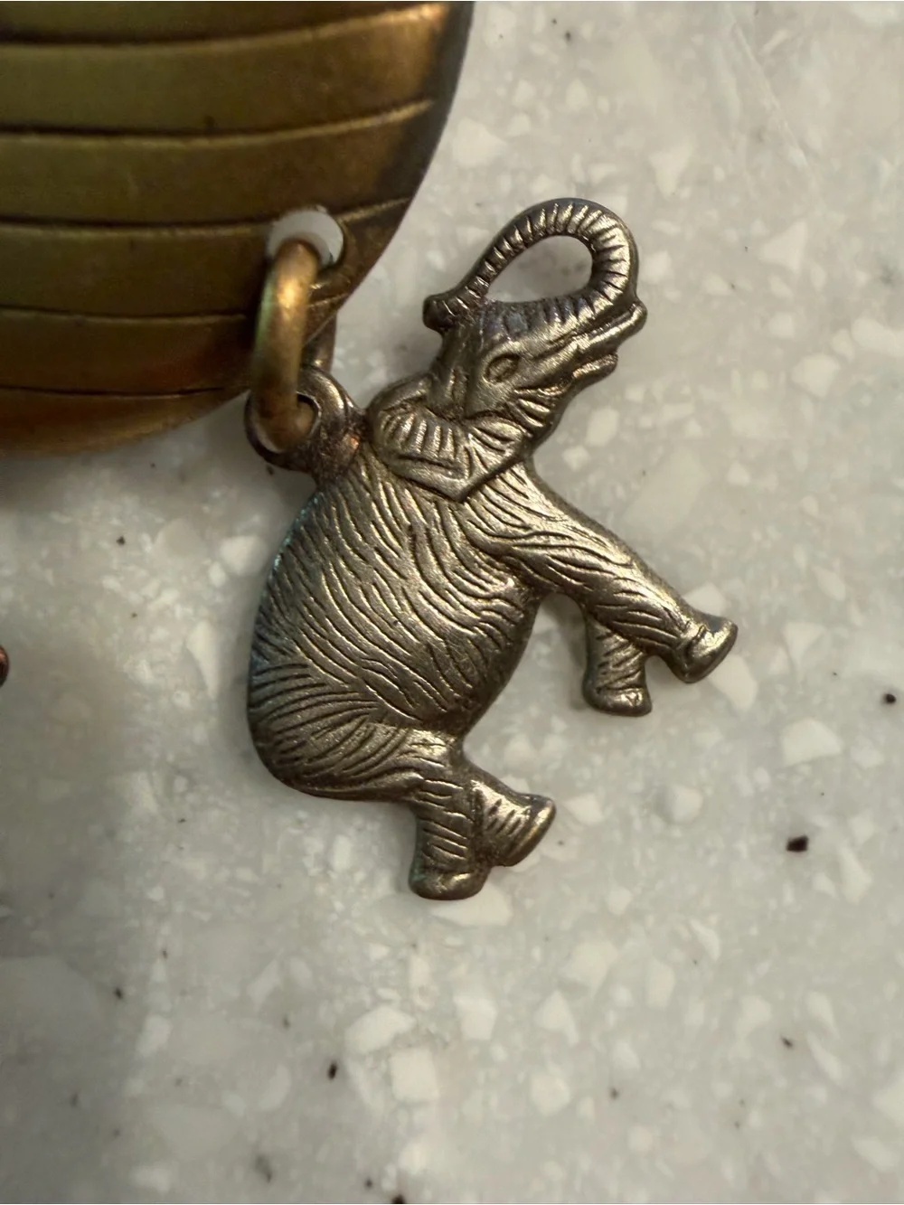 Vintage Noah’s Ark Animal Pin. Gold, silver & bronze colors. Pin Art. USA Made